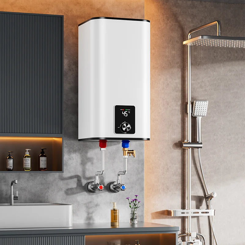 Household 10L 50L 100L 1.5kW 1.6kW 2kW 2.2kW Kitchen Tank Storage Electric Geyser Hot Shower Water Heaters for Home Bathroom
