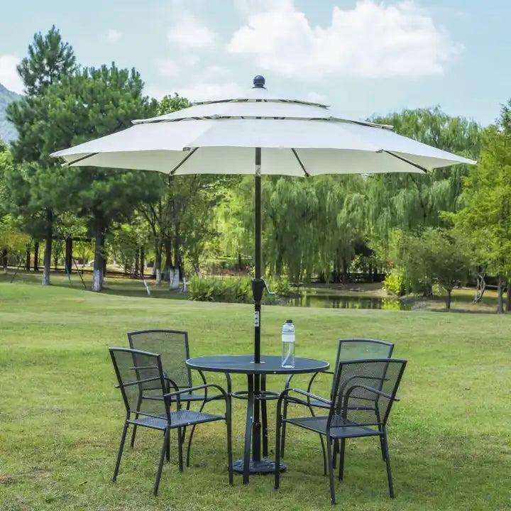 Swimming Pool Garden Beach Courtyard Retractable Sunshade Garden Umbrella