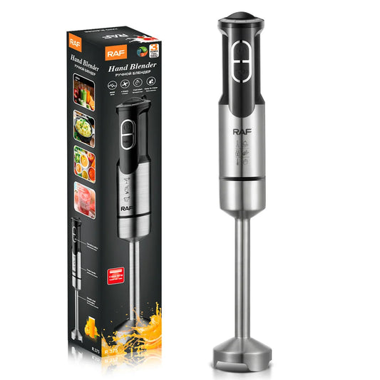 RAF European Gauge Multifunctional Electric Hand Blender Modern Small Kitchen Appliance for Cooking Adjustable Speed for Fruit