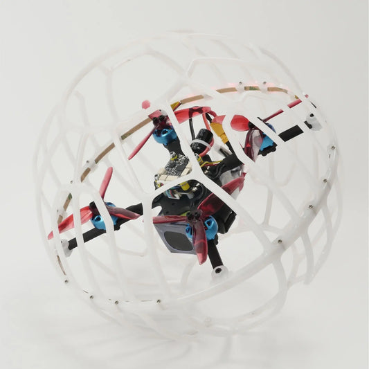 200mm LED Lights Mini Brushless Racing Drones Kit Soccer Football Shape Remote-Controlled E-Sport Factory RTF Easy-to-Use