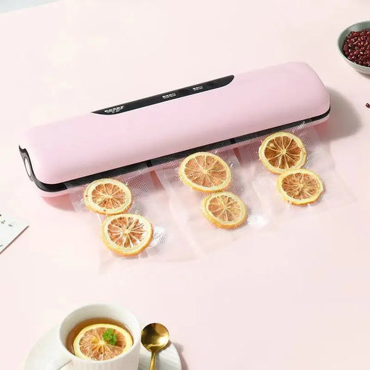 Electric Portable Vacuum Sealer Small Kitchen Appliances for Food Automatic and Plastic Material Sealing Function
