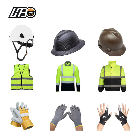 HBC PPE Factory Cheap Manufacturer Supplier Construction and Climbing Safety Hard Hat Personal Protective Helmets PPE