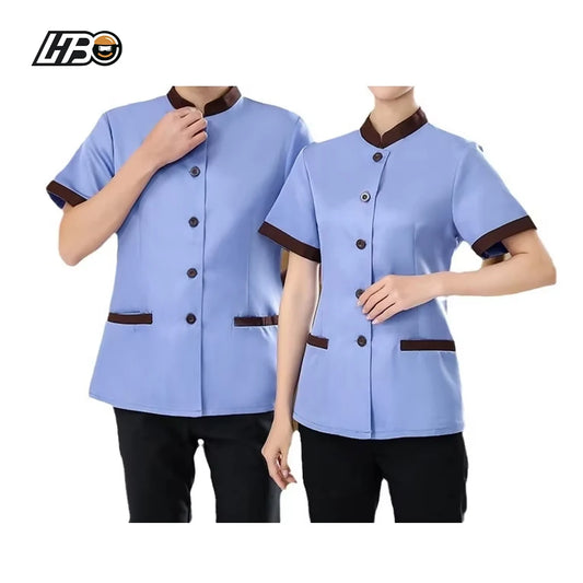 HBC Professional Hotel Cleaning Business Uniform Cleaning Uniform Women Hotel Uniforms for Cleaning