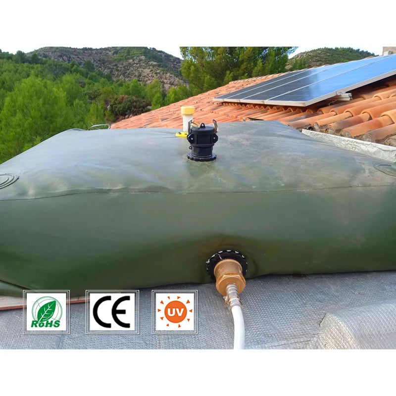 20000 Liter Flexible PVC Collapsible Pillow Water Tank with Pump for Farm Irrigation Water Storage