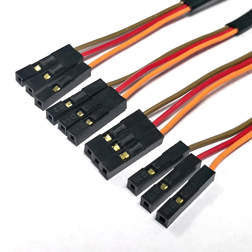 DuPont Connector Plug Jumper Wire 2.54 Length 85mm Wiring Harness Flat Cable