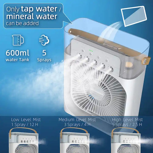 Mini Standing Personal Smart Cooler Fan