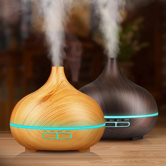 Usb Rechargeable 300ml Ultrasonic Oil Aroma Diffuser Air Humidifier Colorful Lights