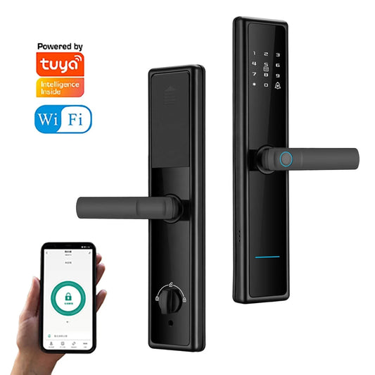 High RecognitionSmartLock ForHomeApartment Waterproof Anti-Theft RFID Fingerprint Password Access Tuya Control For Wood