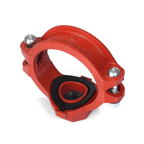 Elbow Mechanical Tee RAL3000 Ductile Iron Pipe Fitting Flexible Coupling