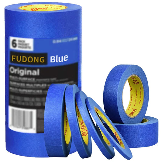 UV Resistance 14 Days No Residue 3Mm 2090 Crepe Paper Masking Blue Painters Tape for Construction Automotive Painting