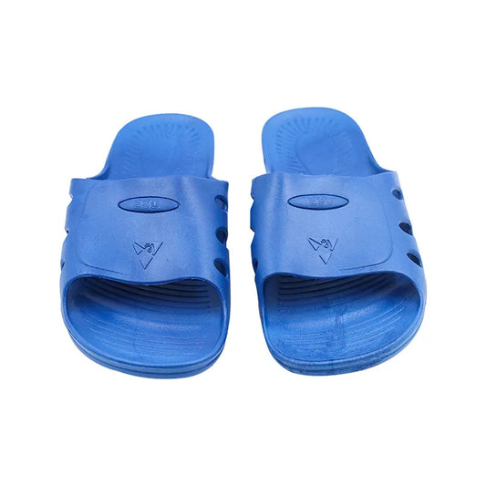 ESD Anti Static SPU Slippers Black Six-Hole Cleanroom Workshop Safety Comfortable Anti-Slip High Quality Unisex Made in China