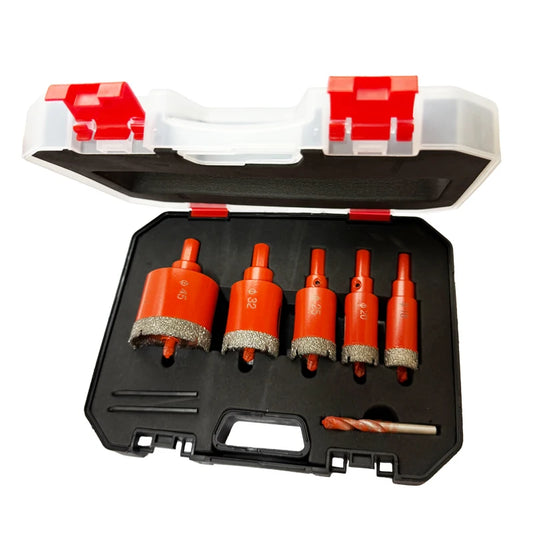 5pcs Diamond Core Drill Bits 18-45mm Hole Saw for Tiles Marble Ceramic Granite Drilling