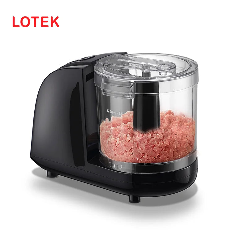 Multifunctional Household Electric Mini Food Chopper Meat Grinder 2 Speeds Setting Traditional Design Durable Plastic Material