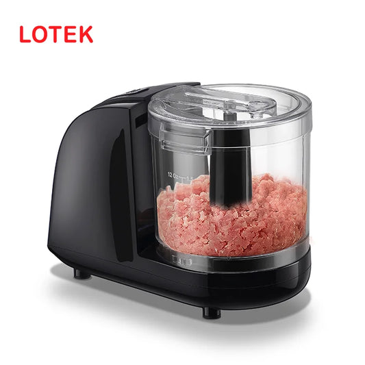 Multifunctional Household Electric Mini Food Chopper Meat Grinder 2 Speeds Setting Traditional Design Durable Plastic Material