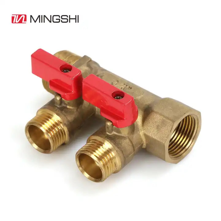 Floor Heat System Multilayer Pexalpex Pipe 2 Way Brass Manifold and Separator