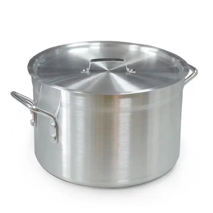 Hotel restaurant commercial thickened aluminum pot non-stick bottom soup aluminum bucket household large aluminum pot set