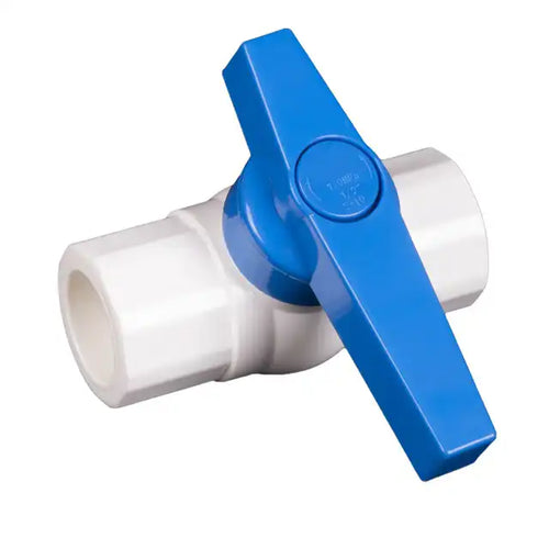 PVC Plastic valve and fittings compact 3-ways ball valve Plumbing Material