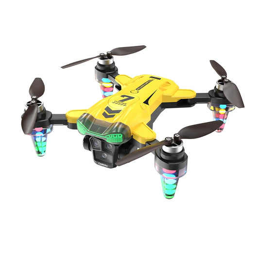 Beginner's Mini HD 4K Dual Camera Outdoor Foldable Drone Wireless Remote Control Cool Optical Flow Brushless Motor App Control