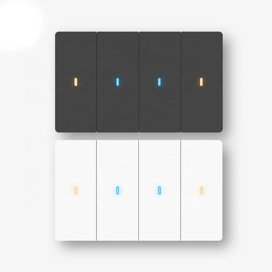 US AU Standard TuyaSmartApp wifi ButtonSmartSwitch 1-4 Gang Compatible with Google Assistant AlexaSmartHomeProducts