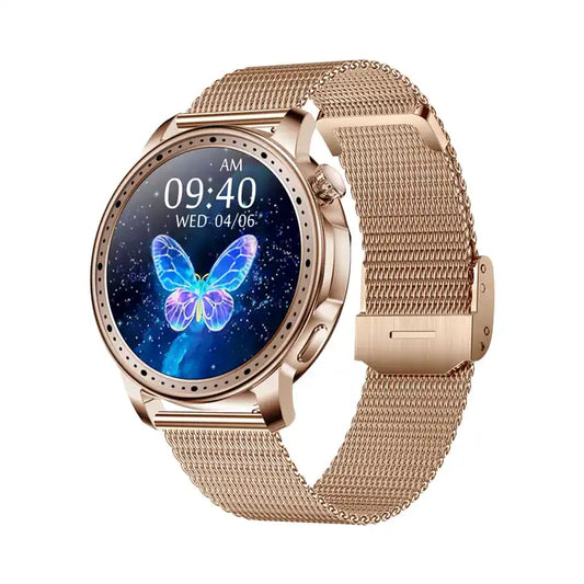 Smart Watch 2024 Hot Amoled Smart Watch KM33 with 2 Straps Support Phone Call Display Custom Face 1.32inch Women Smart Watch