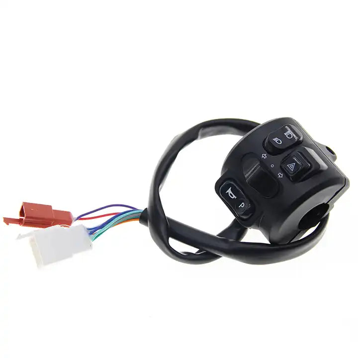 Electric pedal combination switch assembly waterproof button start motorcycle