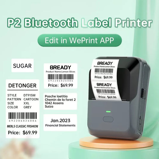Detonger OEM Customization High Speed and Cheap Label Printer Wireless Commercial Use Price Sticker Printer Machine