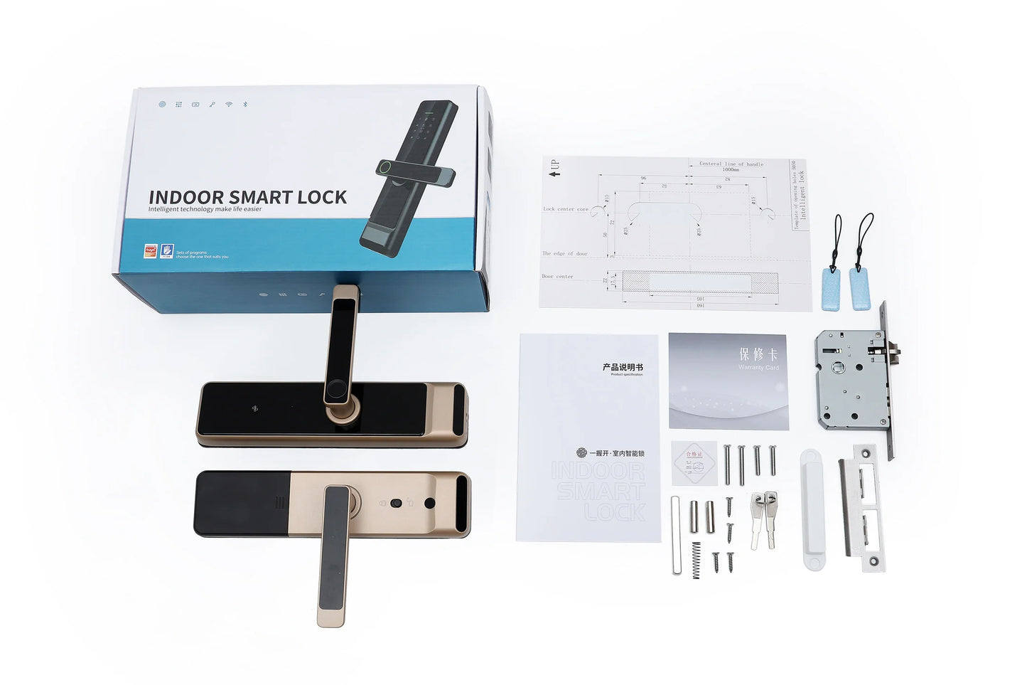 Sinon High Quality With Wholesale NewProductsElectronic Intelligent FingerprintSmartLock TuyaSmartLockSmartDoor Lock
