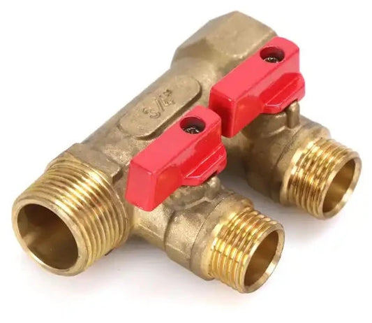 Floor Heat System Multilayer Pexalpex Pipe 2 Way Brass Manifold and Separator