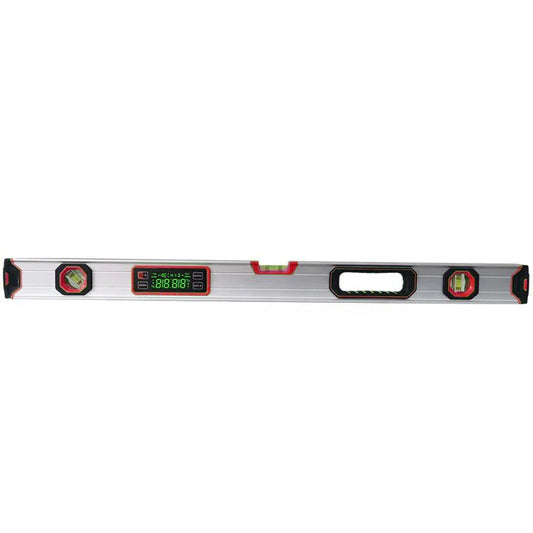 800mm/31.5In. LED Display Magnetic Aluminium Digital Spirit Level Torpedo Level Protractor, With IP54 Dust/Water Resistant Level