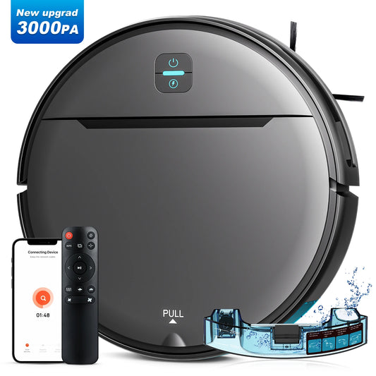 Robotic Smart Mopping Sweeping Vacuum Robot Wet Dry Cleaner With Wifi for Home Garage Hotel Outdoor Battery Powered Stofzuiger