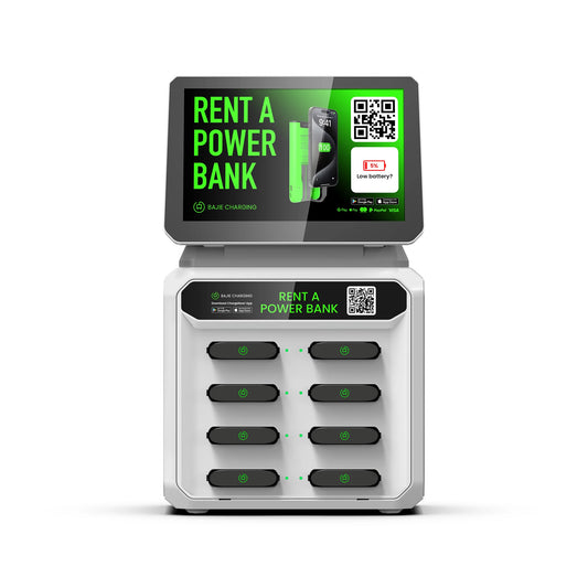High-Capacity Portable Mobile Phone Charging Station Public Power Bank Restaurants UK Socket Outdoor Mobile Phone Chargers