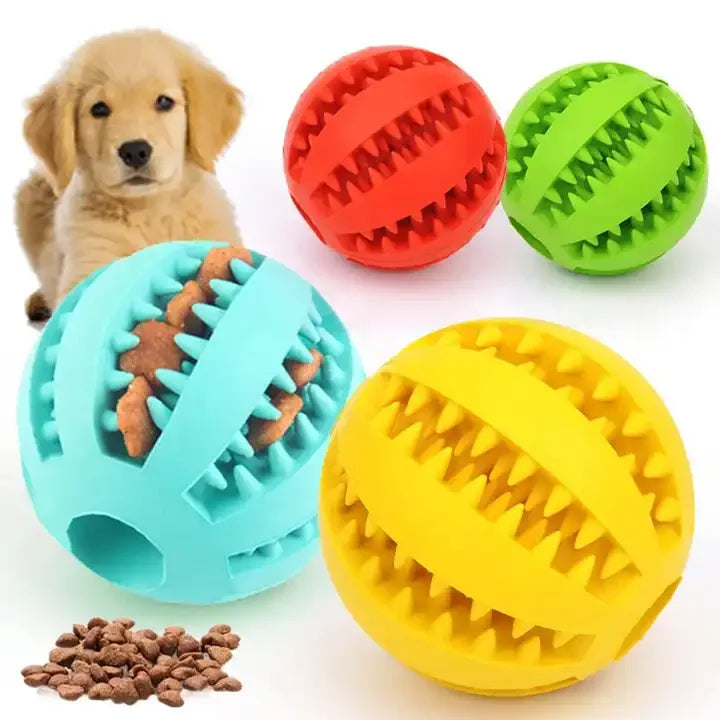 Wholesale Price Durable Rubber Dog Chew Balls Custom, Teeth Cleansing, Interactive Food Dispensing Toys