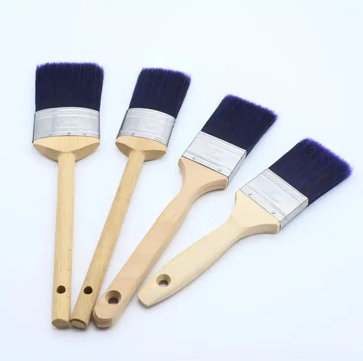 Nylon Synthetic Fiber Stainless Iron Angle Paint Sash Paint Brush