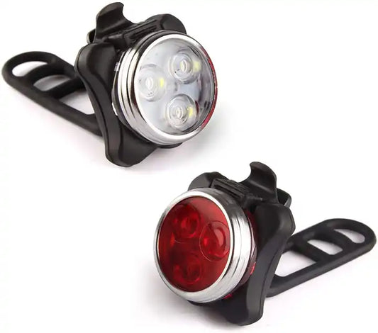 Super Bright Front Headlight and Free Rear LED Bicycle