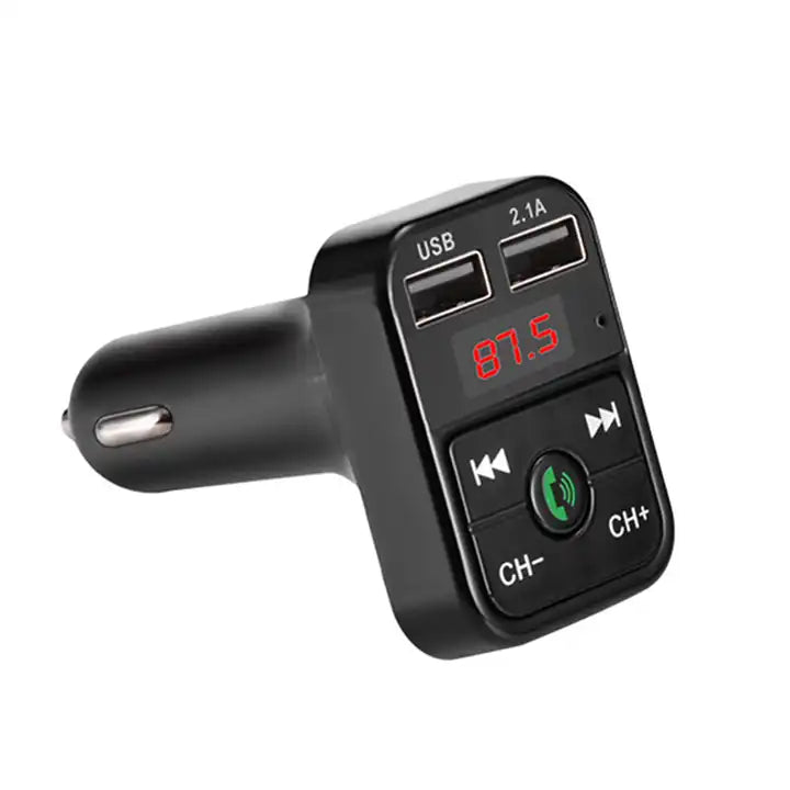 Mobile Accessories Dual USB Car Charger BT Handsfree Audio Receiver Voltage Display Car Kit Mobile Phone Charger Auto MP3 Player