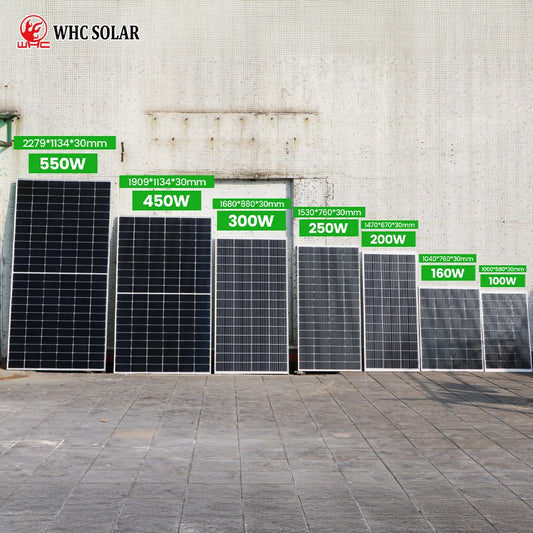100w 160w 200w 250w 300w 400w 450w 500w 550w 600w 700w 720w 750w 1000w Solar Panels Manufacturer 550 Watts Panel Solar De