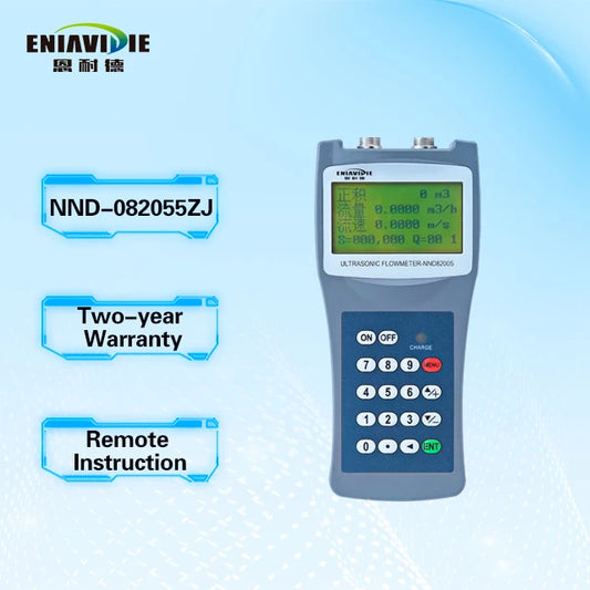 Handheld Ultrasonic Large Screen Host Portable Handheld Ultrasonic Flow Meter