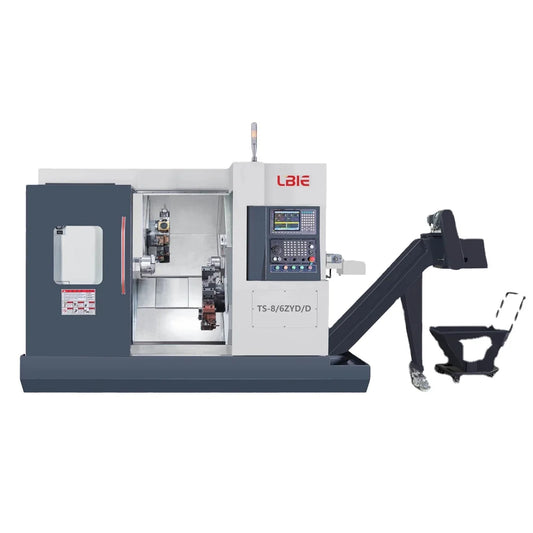 High Precision Power Tool Live Tool Multi Spindle CNC Lathe Machine with Back Spindle