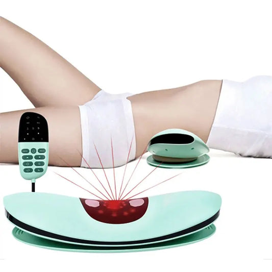 Waist Lower Back Lumbar Massager With Heat Lumbar Traction Back Massager Back Stretcher