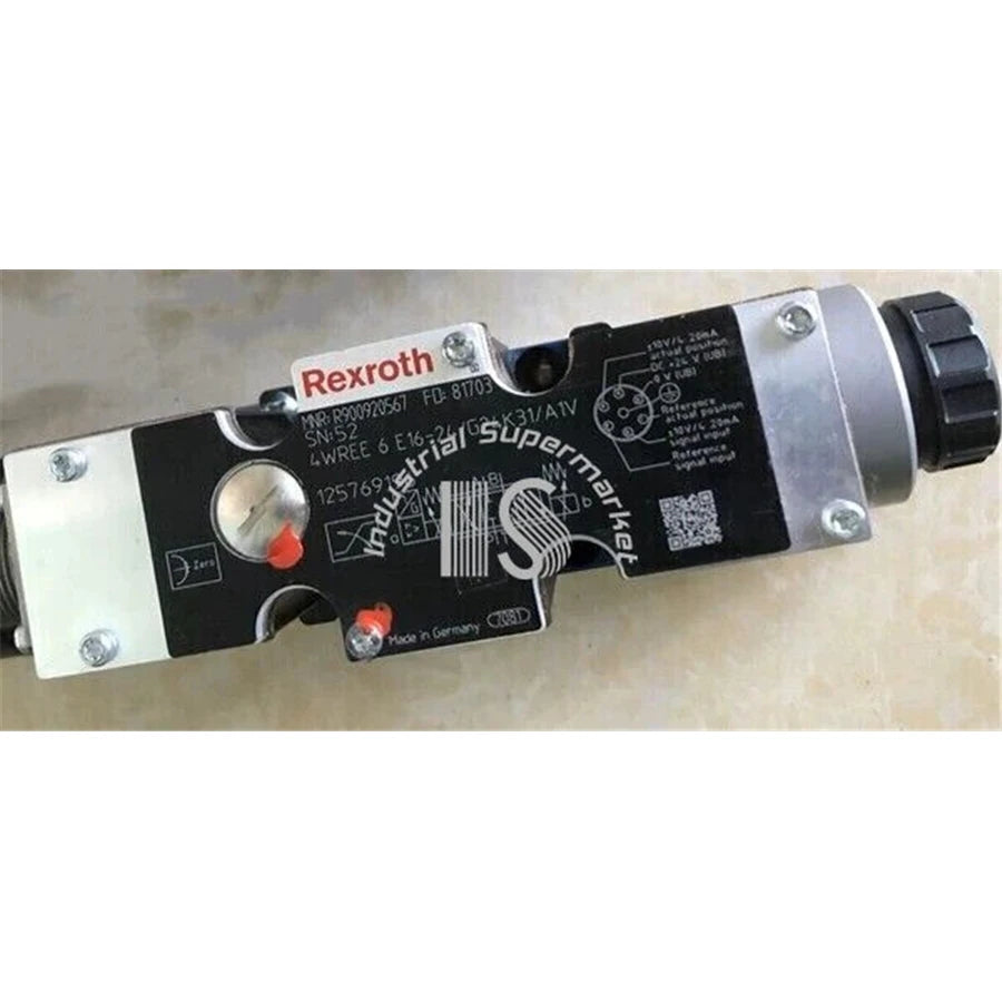 Brand New Original Rexroth Hydraulic Proportional Valve 4WREE 6 E16-24/G24K31/A1V MNR R900920567 Ready Stock