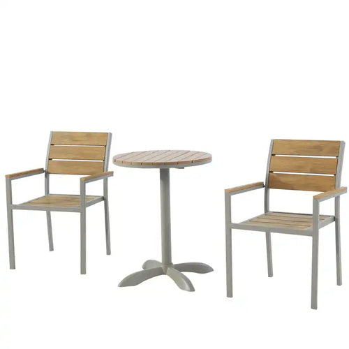 outdoor bamboo chair and table set