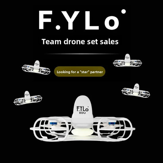Fylo EDU0 Beginner Drones Supports Scratch and Python Programming Educational Unmanned Aerial Vehicles with Remote Control