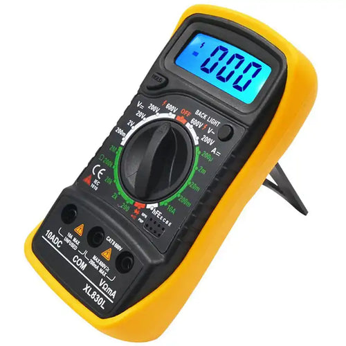 XL830L Handheld Multimeter Digital LCD Backlight Portable AC/DC Ammeter