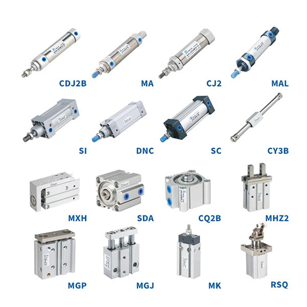 Ma/MD/Mal/Sc/Sda/Acq/Si Airtac Pneumatic Double Acting Cylinder Manufacturer of Small Pneumatic Cylinder