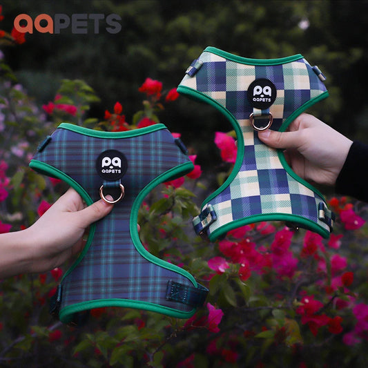Adjustable Nylon Pet Harness for Cat and Dog Soft Neoprene Air Mesh No Pull Vest Laisse Harnais