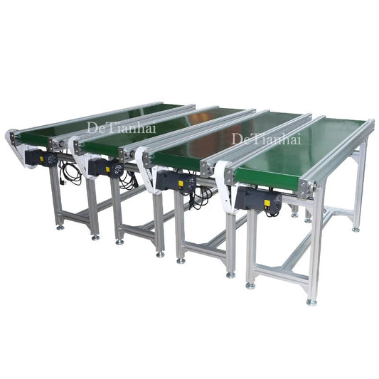 Widely Used Mini Portable Flat Conveying Equipment PVC Belt Conveyor