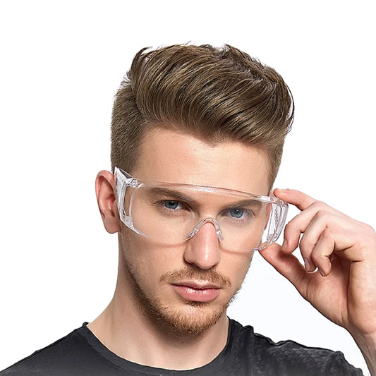ANSI Z87.1 Standard Clear Safety Glasses Large Frame UV-Safety Glasses Side Protection Sport Work Eye Protection CE EN166