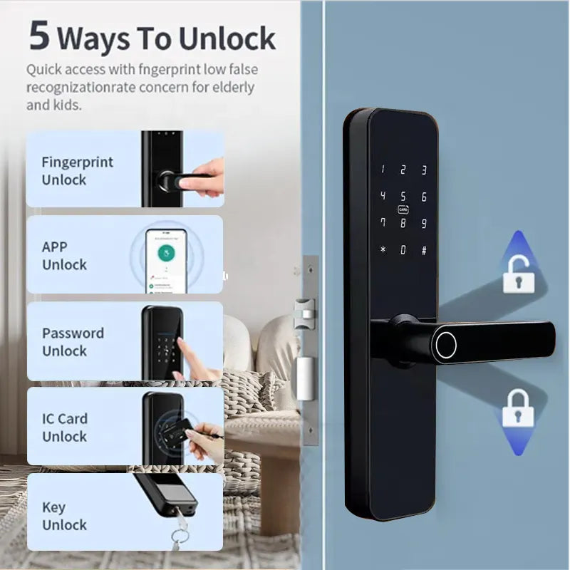 Digital face unlock door Locks