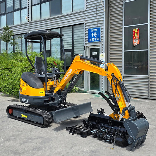 FREE SHIPPING Kubota Engine Excavator Crawler Digger 1 Ton 2 Ton 2.5 ton Digger Chinese Farm Excavator Machine