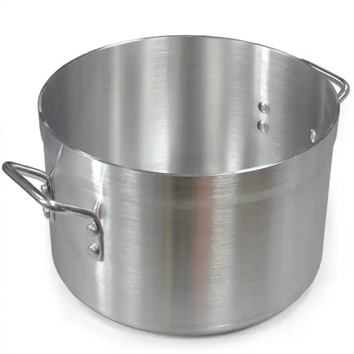 Hotel restaurant commercial thickened aluminum pot non-stick bottom soup aluminum bucket household large aluminum pot set